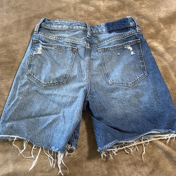 Forever 21 Woman’s Light Blue Distressed Jean Shorts - Picture 4 of 9